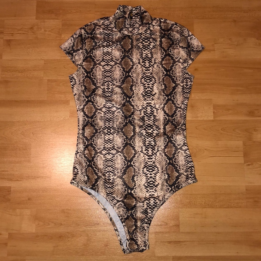 Snake skin body suit